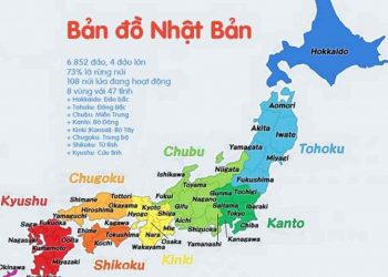Bản đồ Nhật Bản các vùng cùng những đặc trưng thú vị