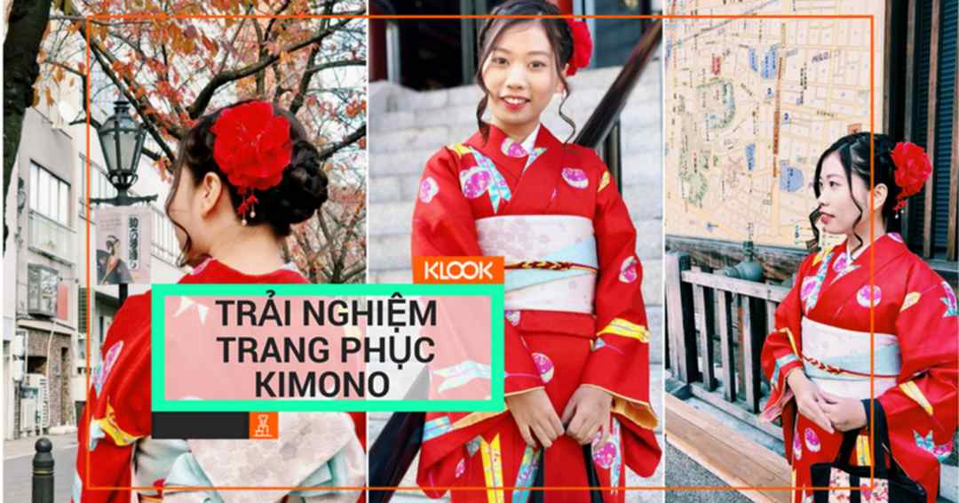 Cách bố trí phụ kiện khi mặc trang phục Kimono